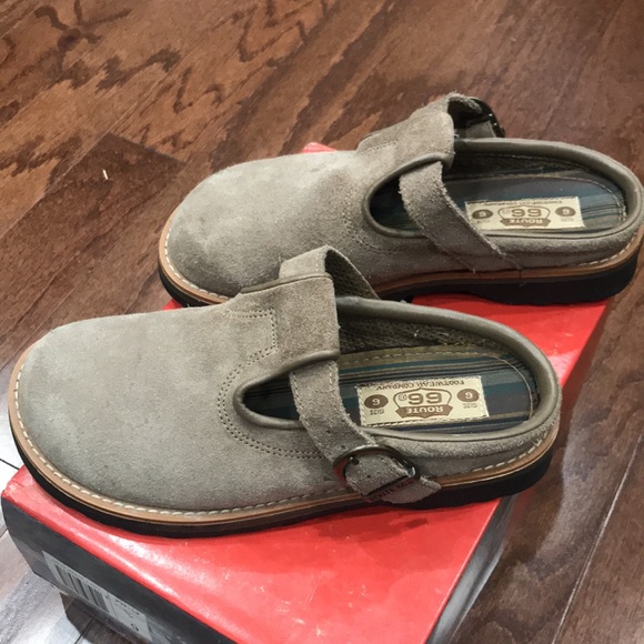 Route 66 suede clog shoes size 6 - Picture 4 of 5
